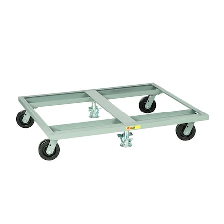 Little Giant Pallet Dollies, 3600 lbs. Capacity, 6" Phenolic Wheels, 2 Floor Locks PD48486PH2FL